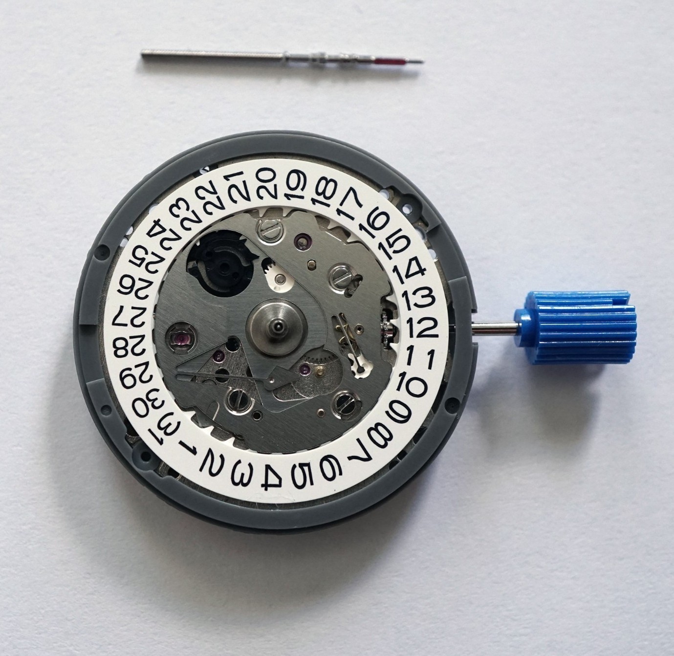 Seiko (SII) NH35 NH35A Automatic Watch Movement Date at 3 w/ White Date Disc