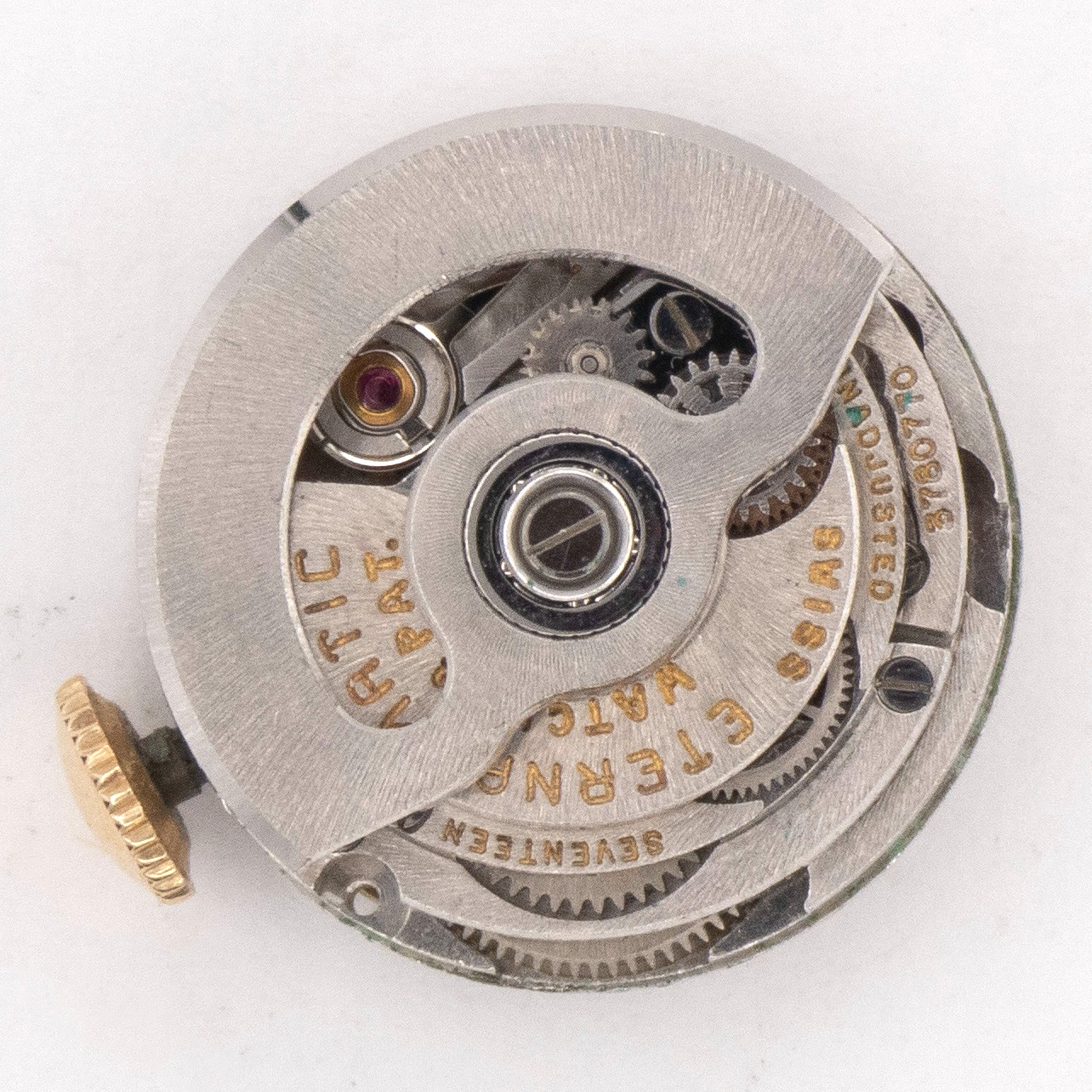 Vintage Eterna Matic 16.5 x 6.8 mm 17-Jewel Automatic Wristwatch Movement