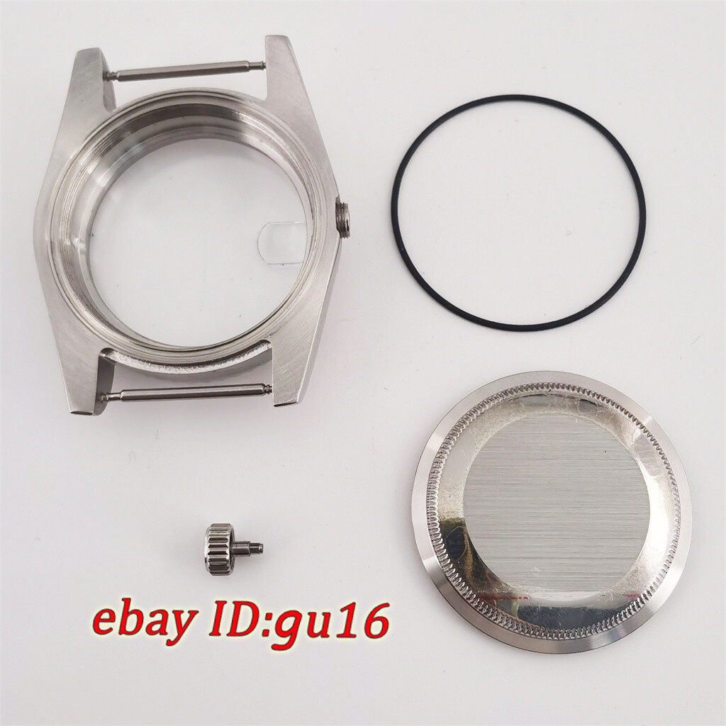 36mm 39mm Frosted watch case fit NH34 NH35 NH36 PT5000 ETA 2824/2836 Miyota 8215
