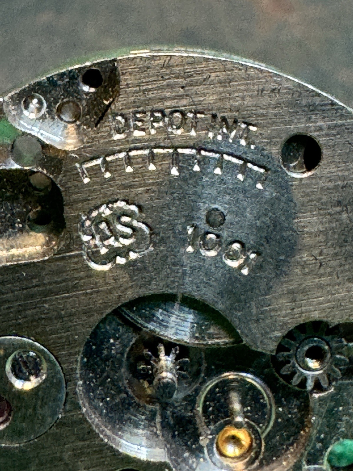 Depot International AS 1001 Movement 7 Jewel For Parts Or Repair