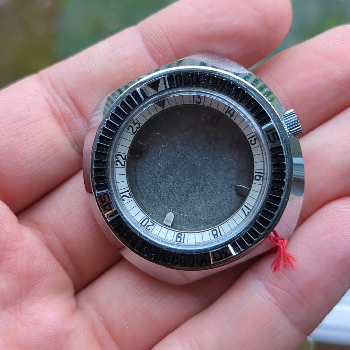 1960s/70s Skin Diver Watch Case, New Old Stock 38.5mm Bezel (B82)