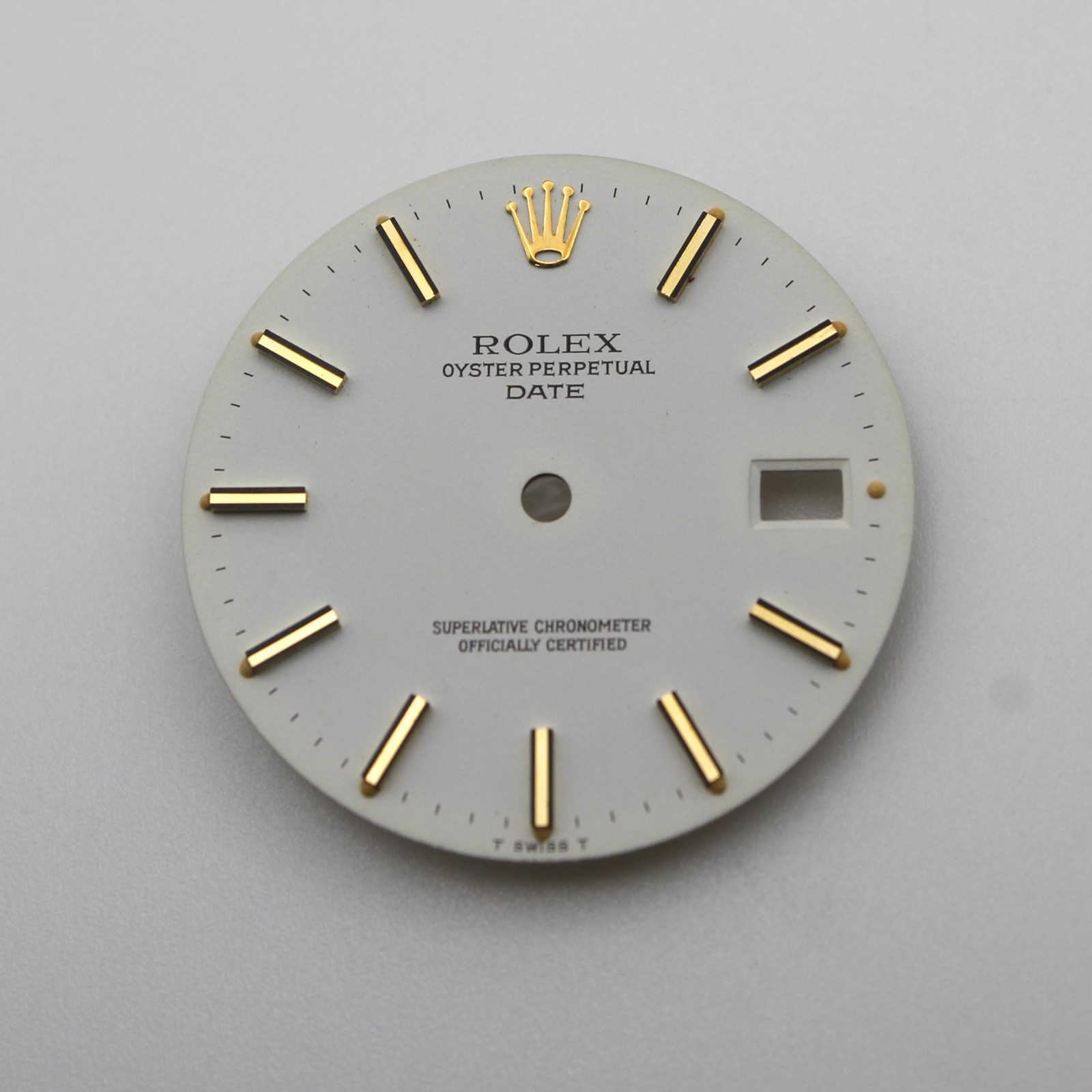 Rolex Oyster Perpetual Date White Dial 16013 16030
