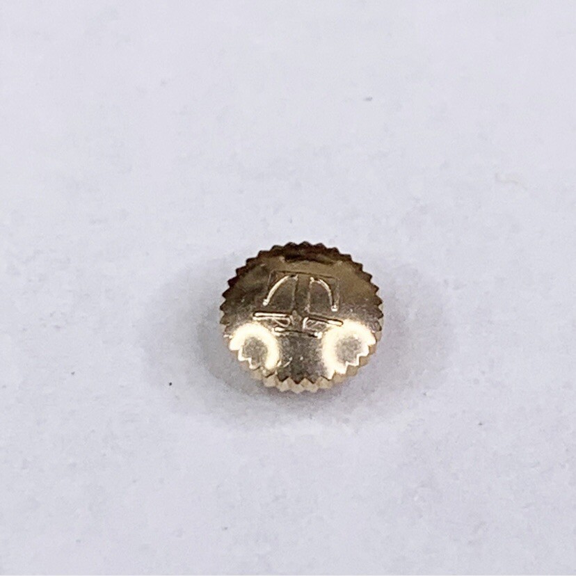 Tissot Watch Crown 4.5mm Signed Maker Mark .85 Stem Repair Part Rose Gold 4
