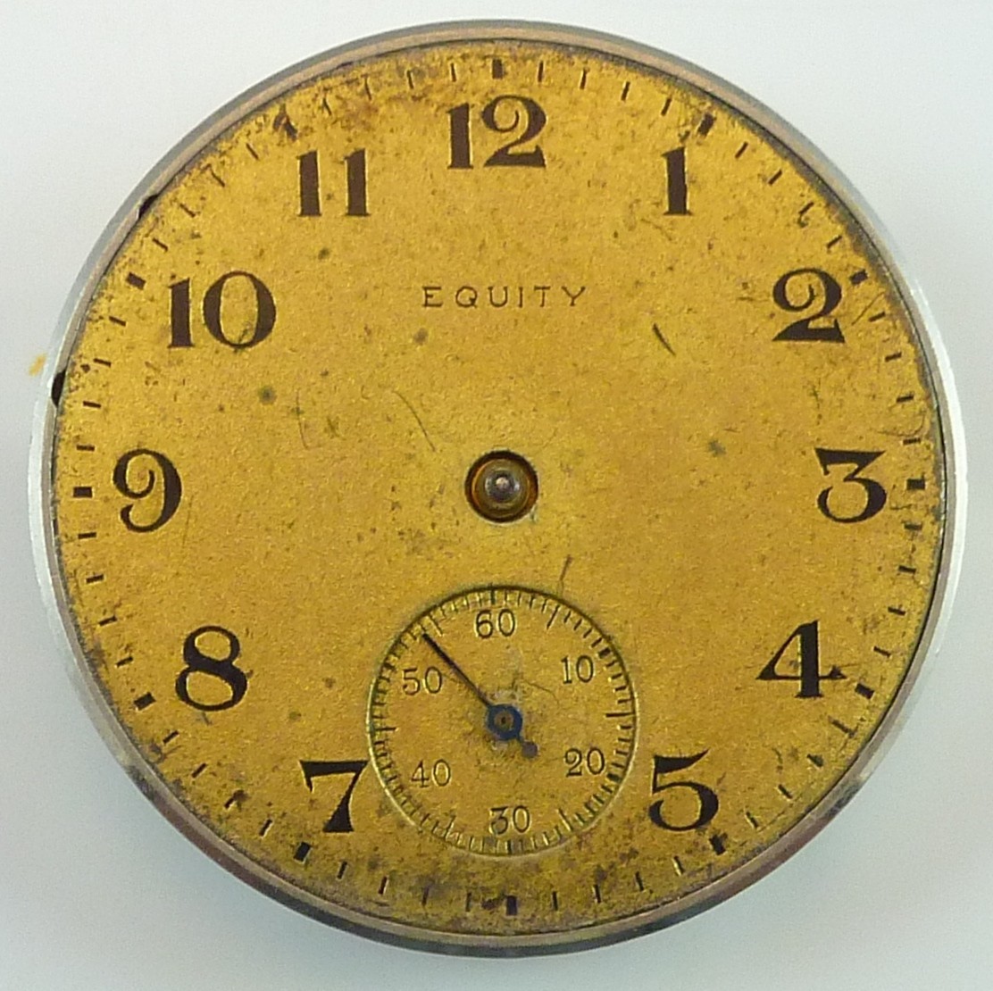 Vintage Equity Watch Co Pocket Watch Movement – Parts / Repair