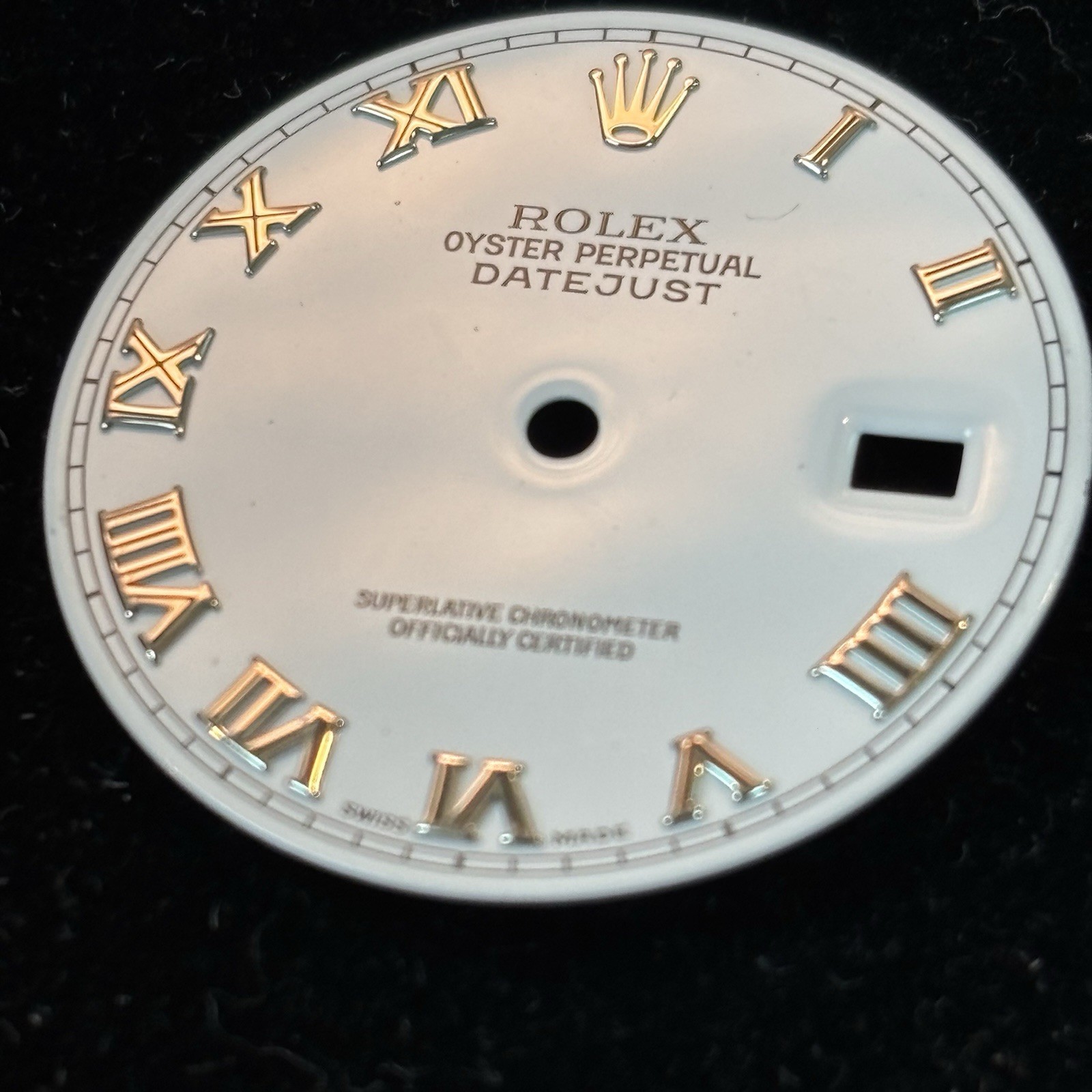 Factory Rolex Datejust Dial 36mm White Roman Number 16234 116234 116200