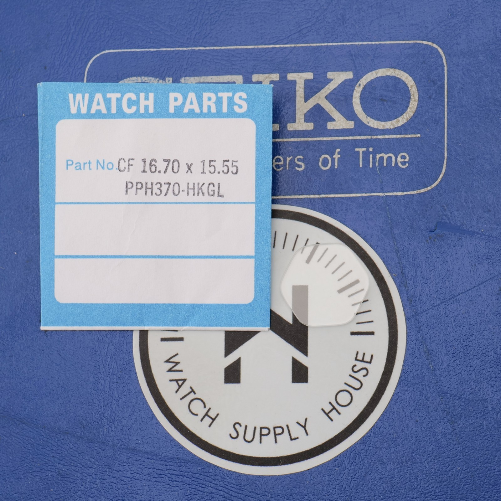 Seiko Original Watch Crystal Part PPH370 Watchmakers New Old Stock (SEKG)
