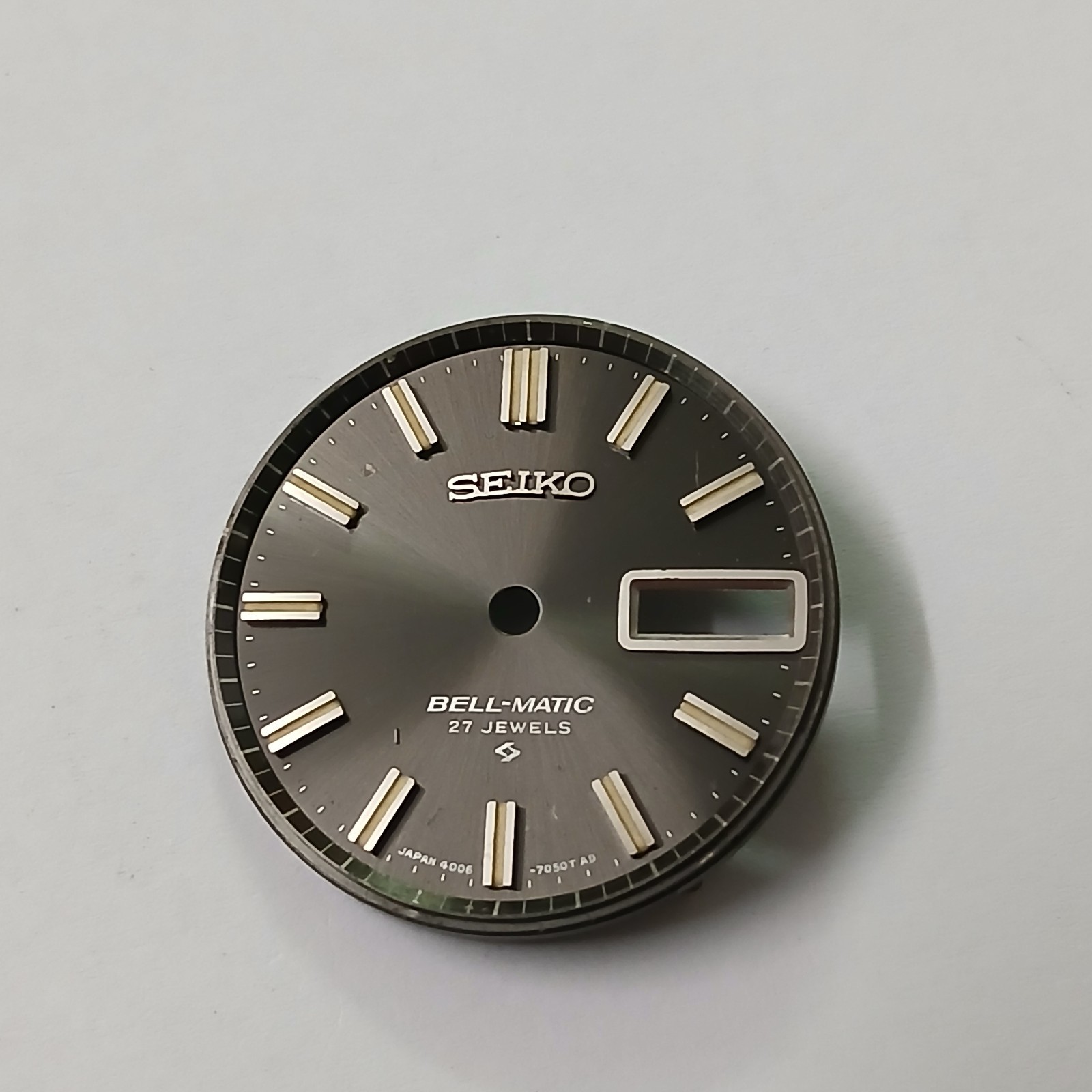 GENUINE SEIKO BELL-MATIC 27 JEWEL 4006A BLACK DIAL FOR MODEL 4006-7002