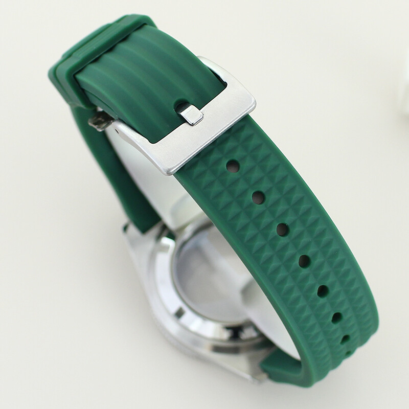 40mm Men Watch Case Modify Seiko 62mas Mod Rubber Strap For Seiko Nh35 NH34 NH36