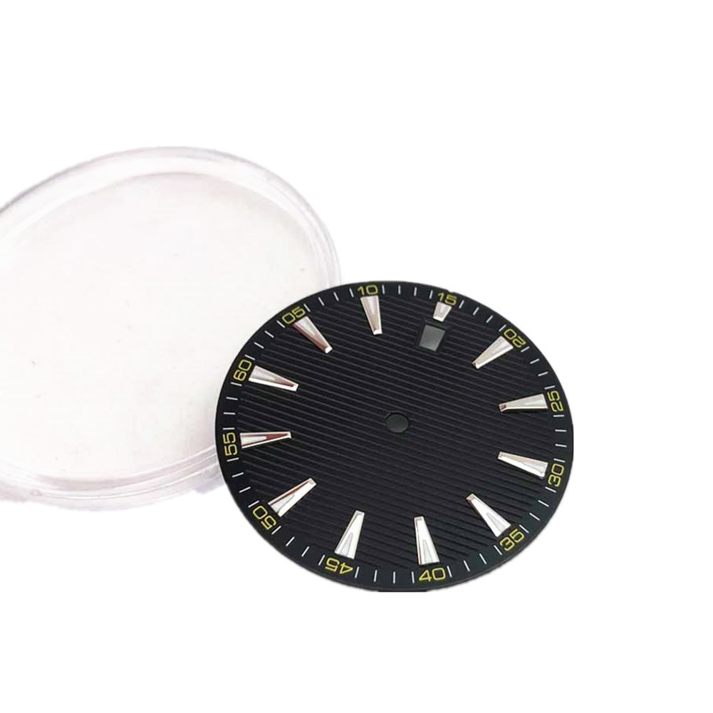 33.5mm Replacement Watch Dial Date Window @3 Fit For NH35/NH35A Watch Movement