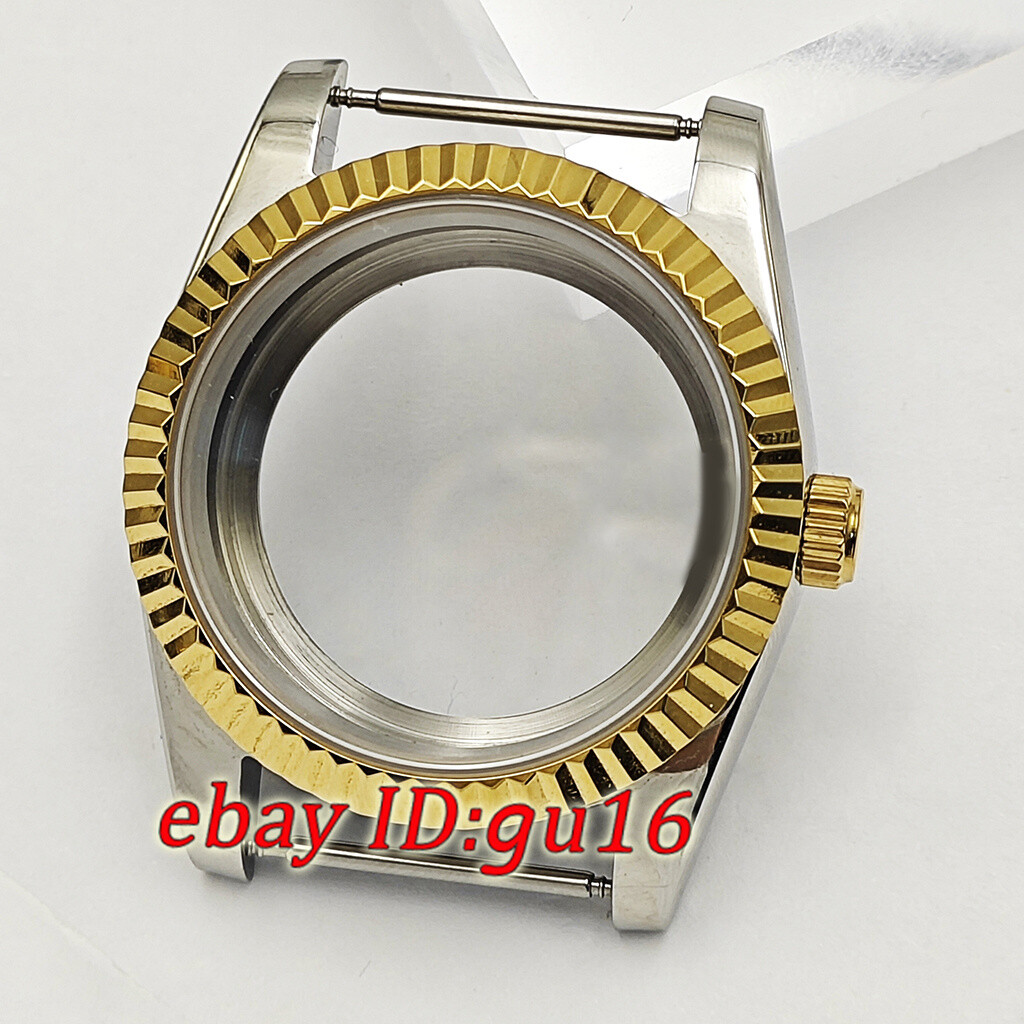 36mm 39mm watch case gold silver fit NH35 NH36 Miyota 8215 ETA 2824/2836 DG2813