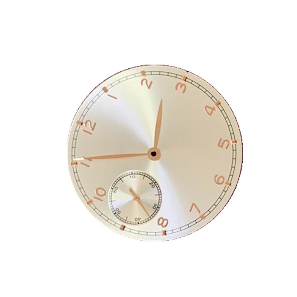 37mm Gold Watch Dial with Hand Fit ETA 6497 Watch Movement Repair Part