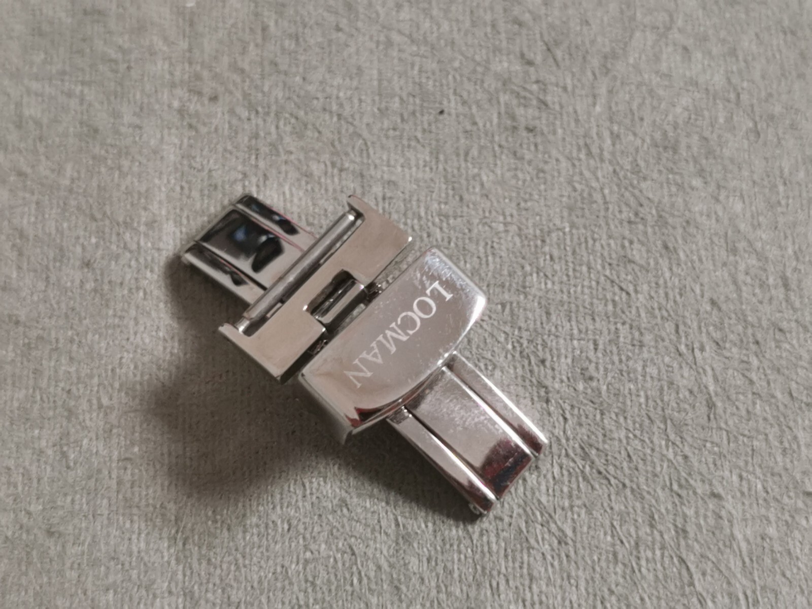 Locman vintage stainless steel deployant deplo buckle mm 14 newoldstock