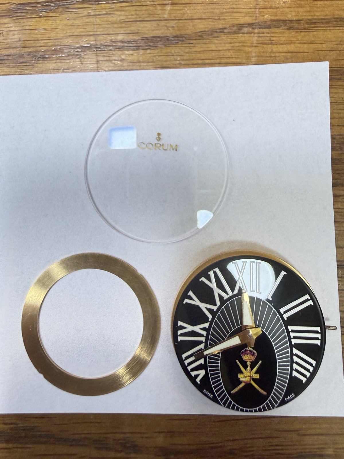Corum Movment Eta 2892A2 Oman Logo Dial + Original Glass Excellent