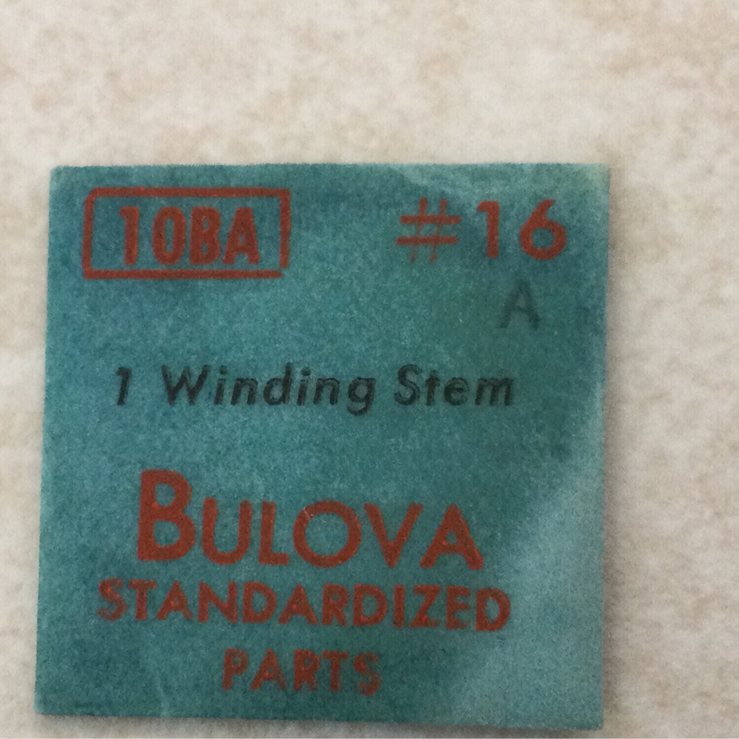 Bulova Factory stem for caliber 10BA – new in envelope