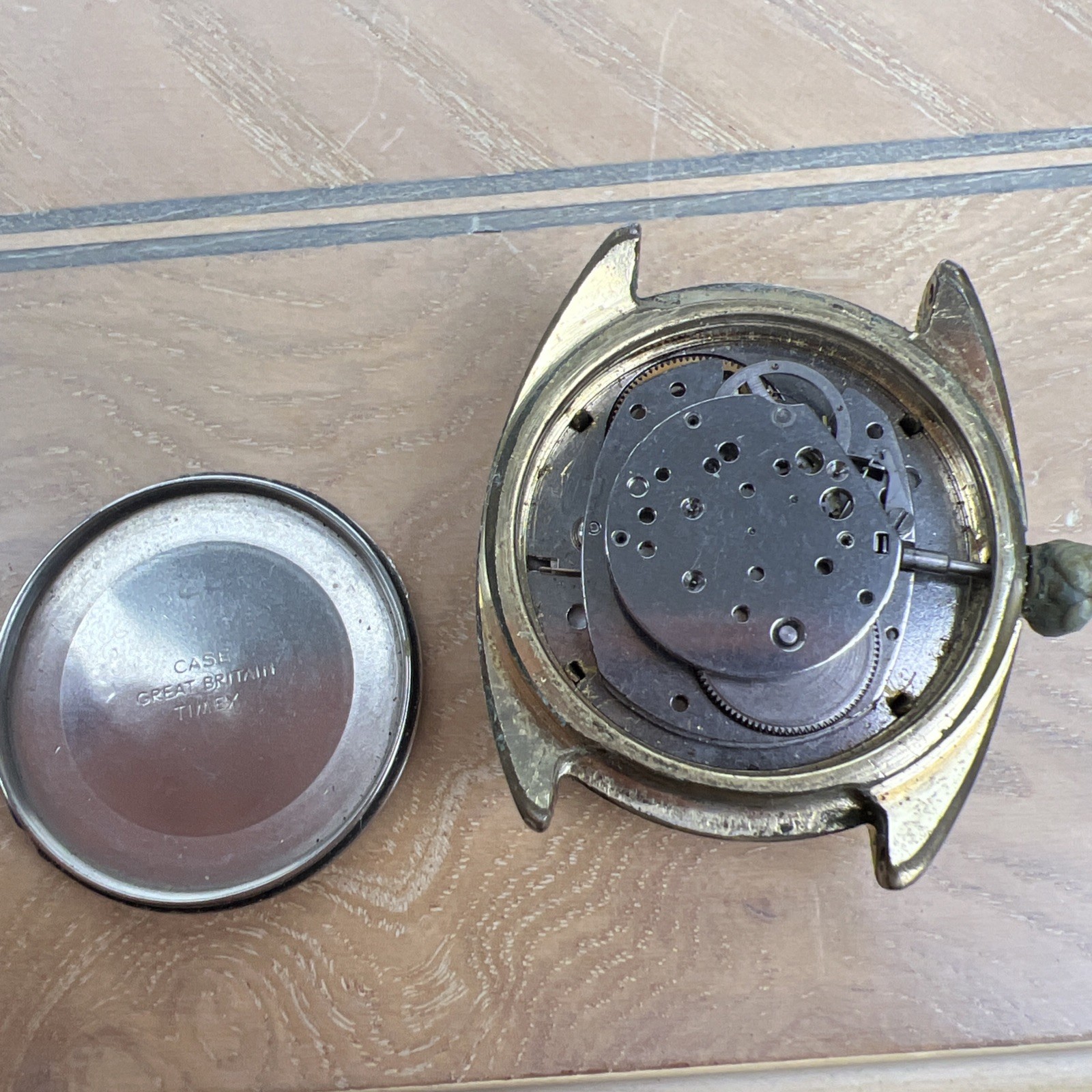 VINTAGE MEN WRIST WATCH SALE FOR PARTS TIMEX TELEPHONE Great Britain