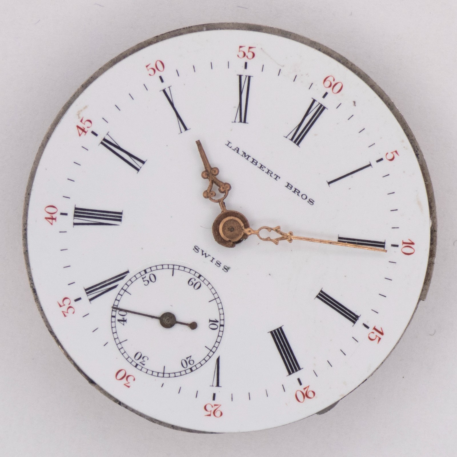 Longines for Lambert Bros 29.6 x 7.2 mm Antique Pocket Watch Movement