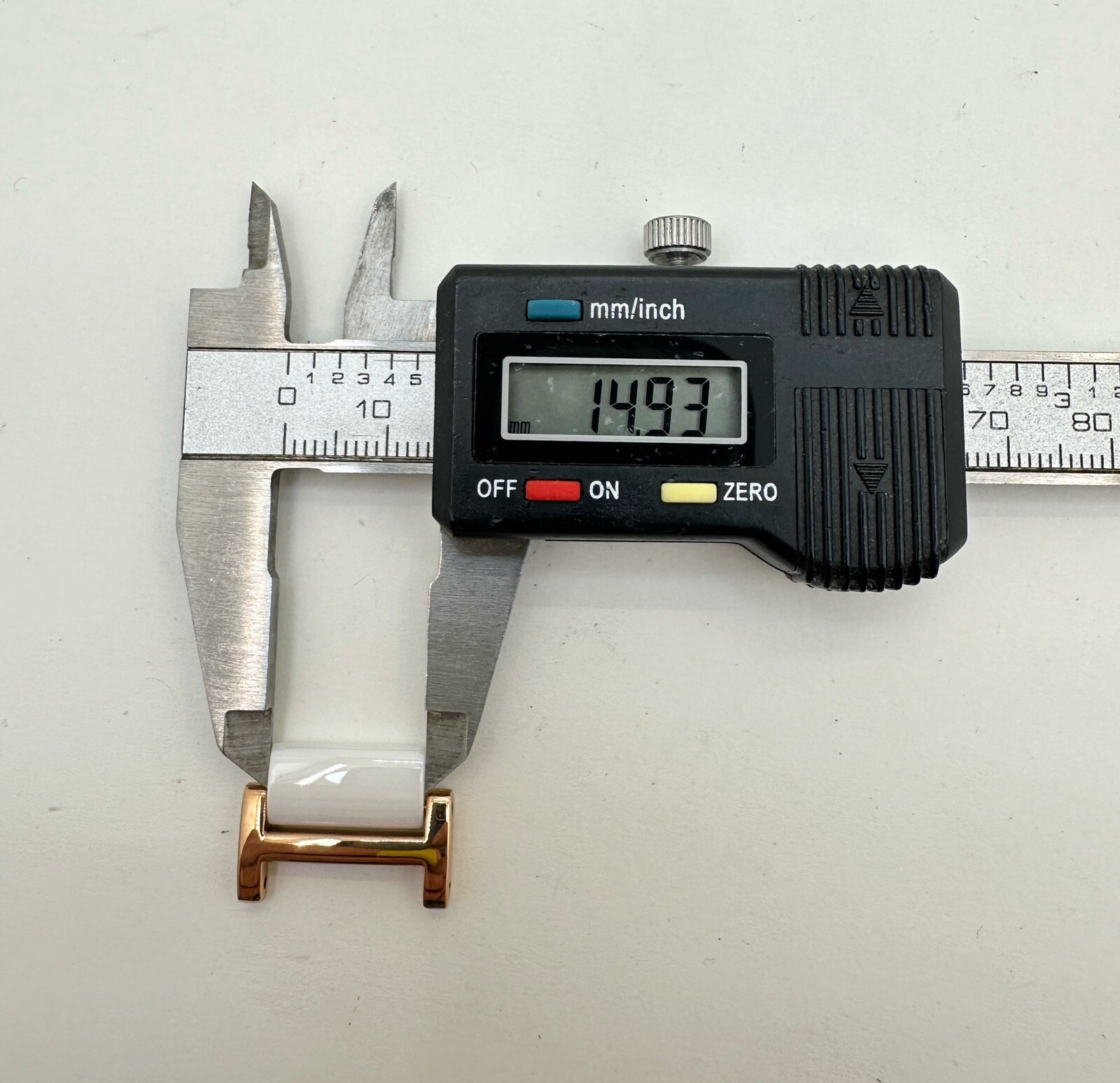 Ceramic And Gold Tone 2 Tone Band Link 20mm