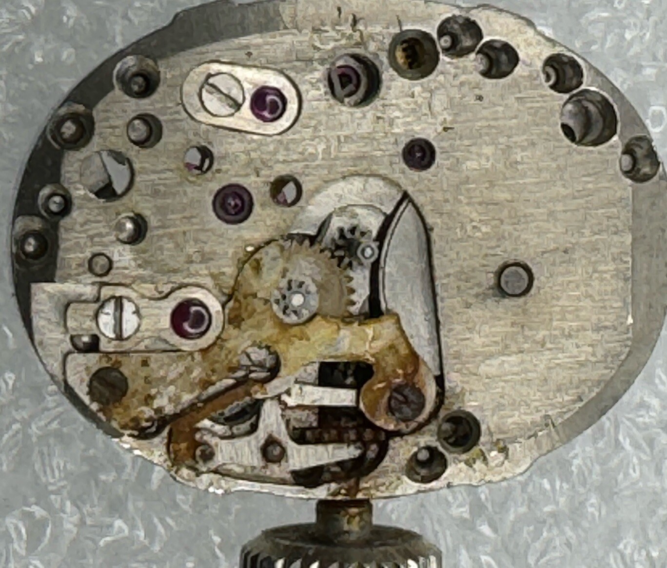 Watch Movement, Manual Wind, 19 Jewels, Elgin Cal. 650, Parts/ Repair