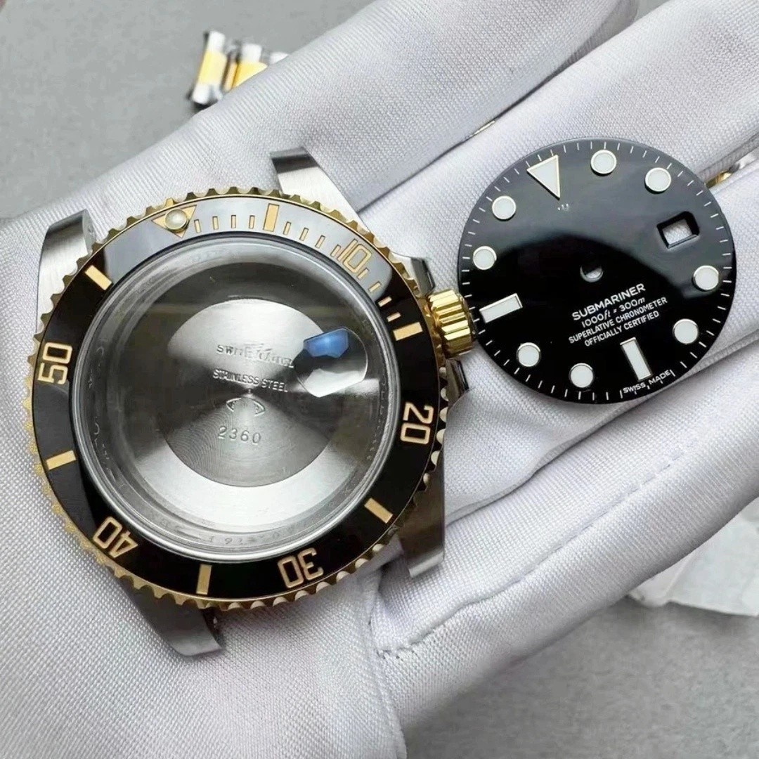 DIY 40mm/41mm Stainless steel Watch case kit For 2824 3135 3235 Accessories DIY