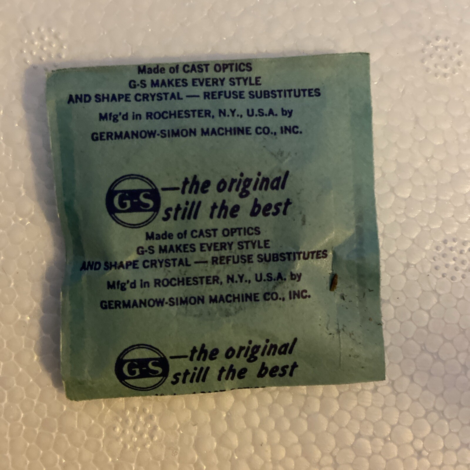 GS Flexo Hi Dome PHD24 1/4 28.1MM Replacement Watch Crystal NOS Vtg