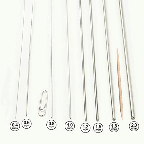 1PC 10M Stainless Steel Spring Wire Rope – Hard Wire 0.3-3MM (1.2MM)