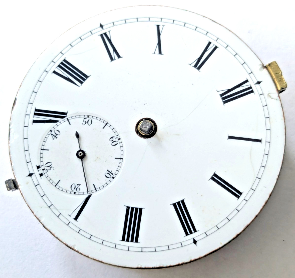 Antique English Lever Pocket Watch Movement Working Balance Parts 39.9mm EL23