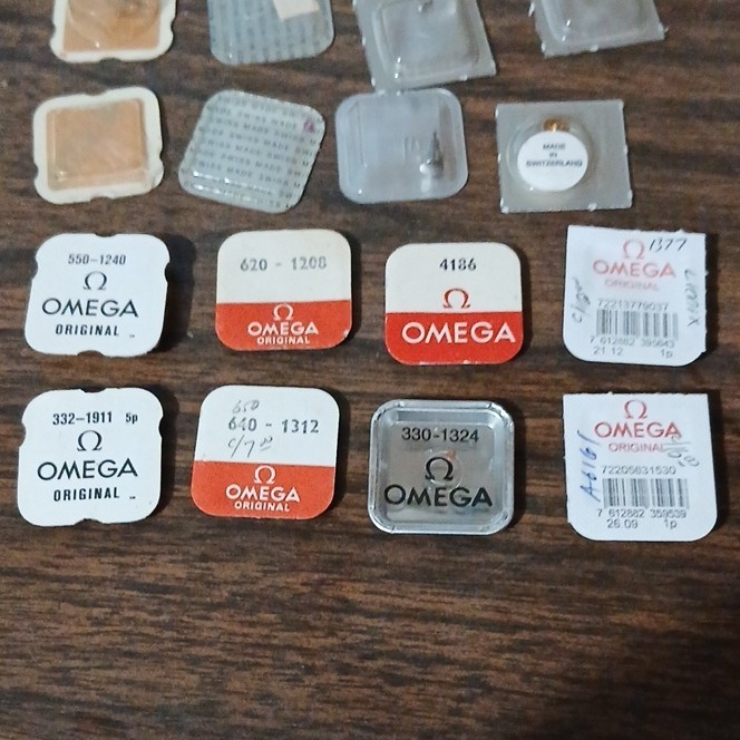 NOS OMEGA 20 New Sealed Blister Packs LOT 620-1200 440-1344 0106-0015 332-1911