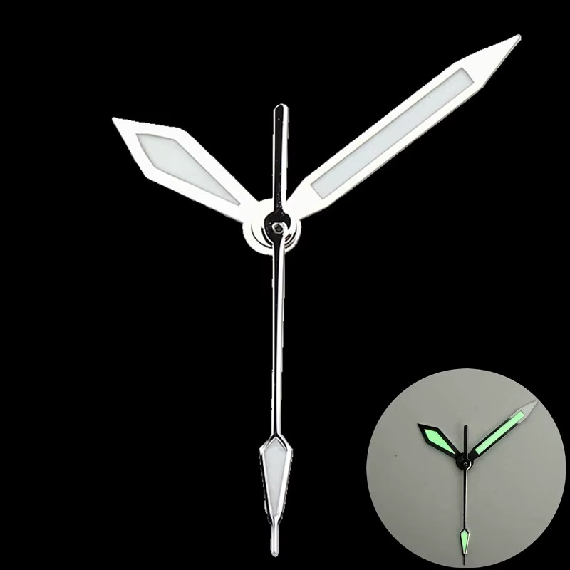 High Quality Polished Silver Gold Watch Hands C3 Bgw9 Green Blue Bright Luminous
