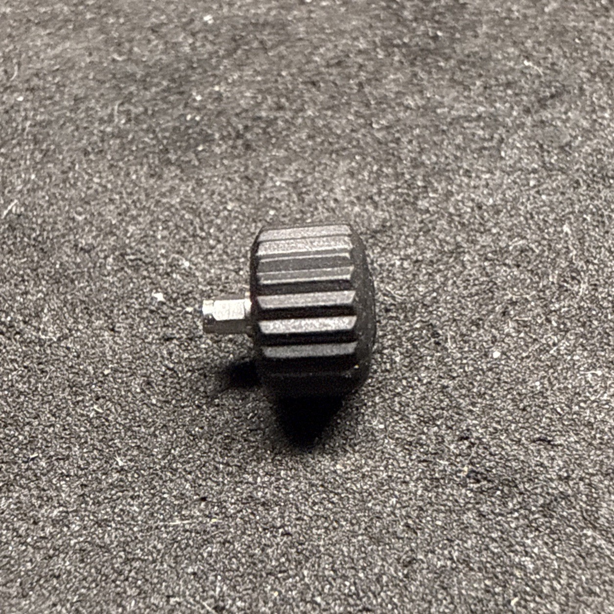 Genuine NOS Black PVD Sinn Screw Down Crown 6 X 3.8 1mm Stem