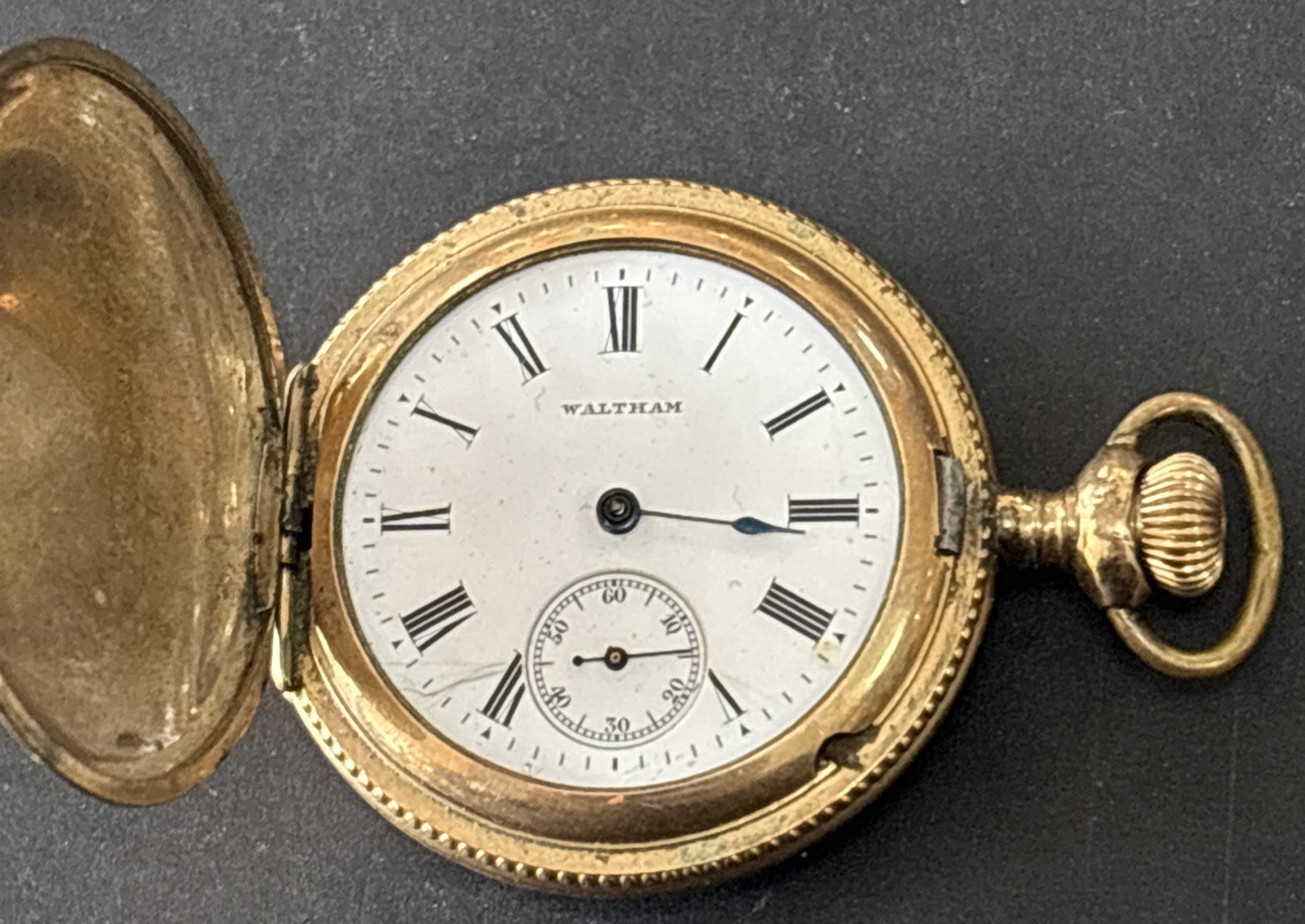 Waltham 13 Jewel Pocket Watch Movement Working Grade No 163 Model 1907 Size 0