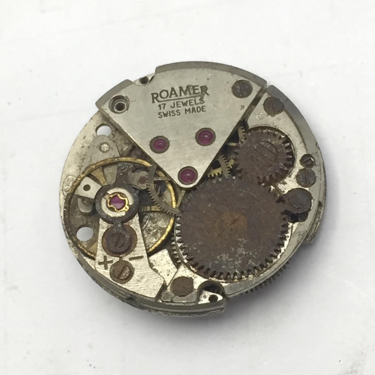 Roamer MST-413 Manual Winding Not Working Movement For Parts