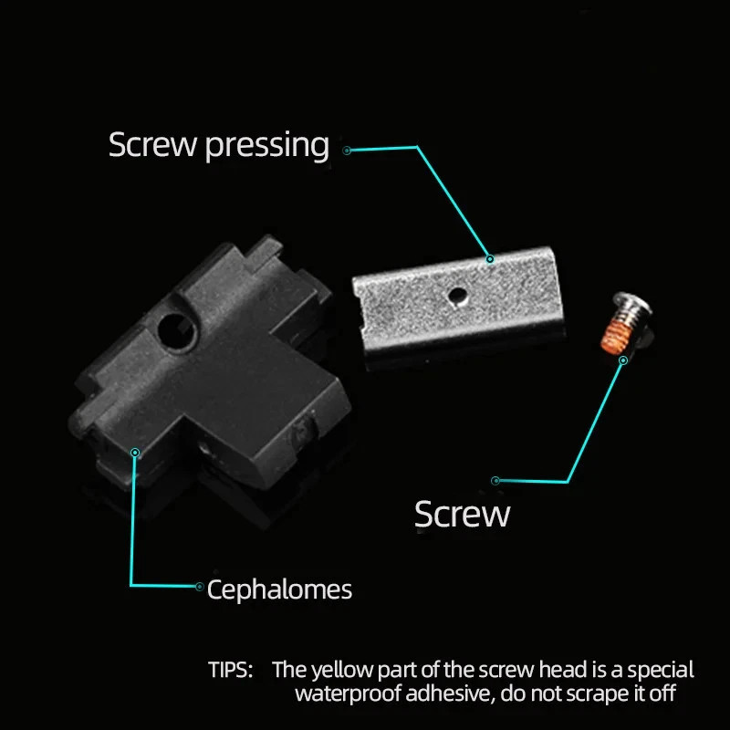 Rubber Screw Watch Strap Patch for Rado True Series Section 1 Repair Kit Premium