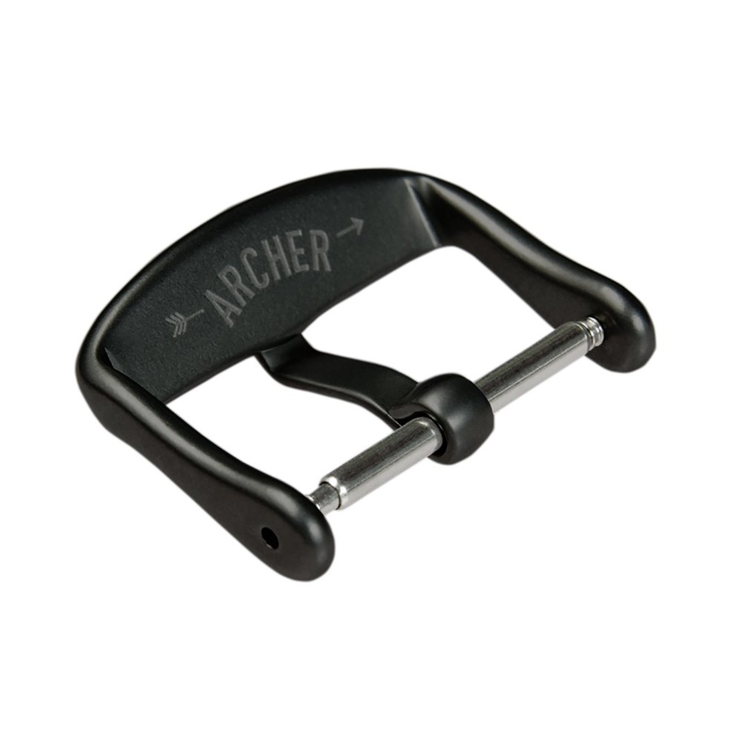 Archer Watch Straps – Stainless Steel Watch Strap Buckles 20mm Matte Black