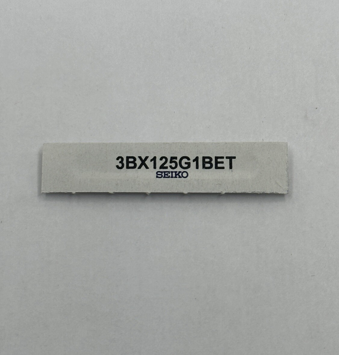Genuine Seiko 3BX125G1BET 7S36-02N0 Black Stainless Steel Second Hand