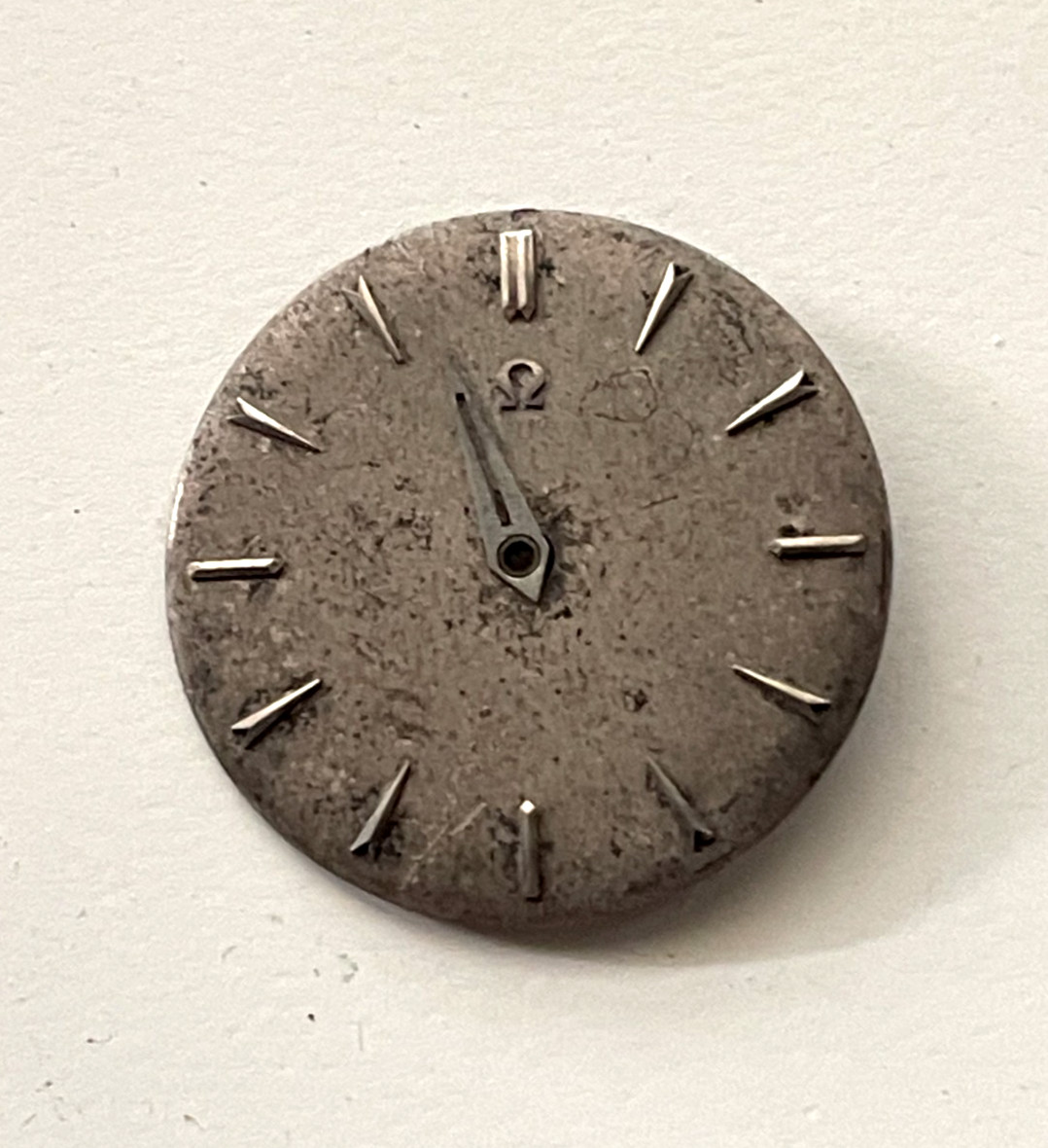 Vintage Omega Watch Dial Lemrich Suisse with Hour Hand 24mm
