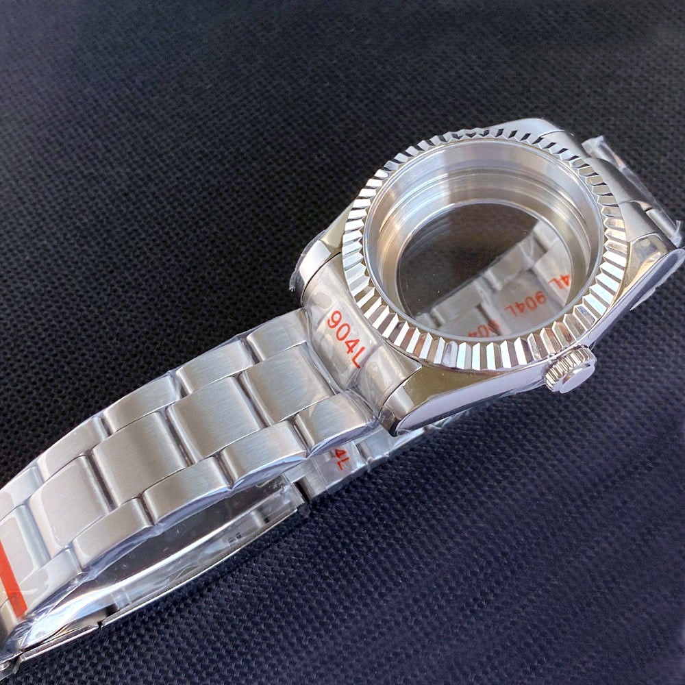 200M Dive 36mm 39mm Fluted Watch Case Sapphire Fit NH35 PT5000 Stainless Steel