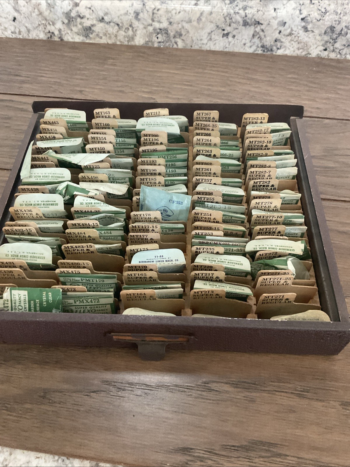 72 Vintage Germanow Simon GS Antique Watch Crystal Watchmaker Repair NOS Lot 2