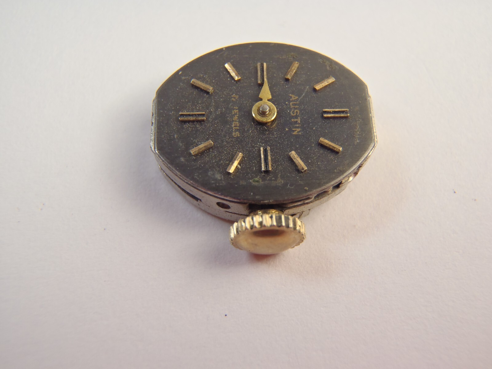 Austin Cal. 1677 Swiss Made 17 Jewels Wristwatch Movement Running