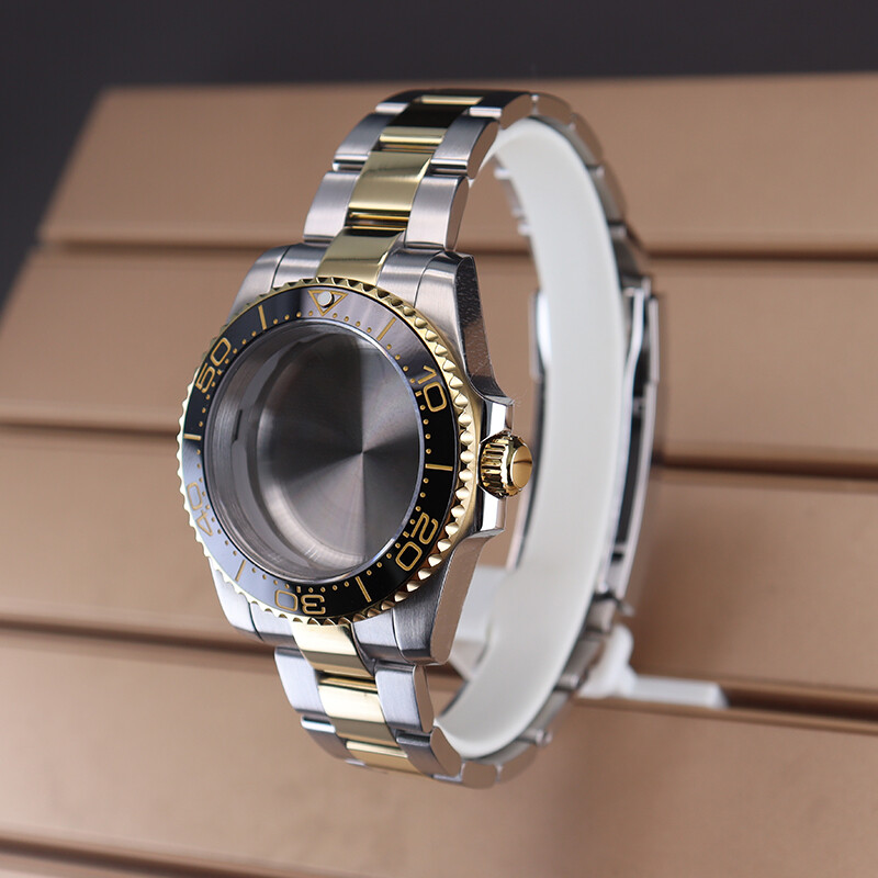 40mm Dive Watch Case Strap Sapphire Glass For Seiko Nh35 Eta 2824 8215 Movement