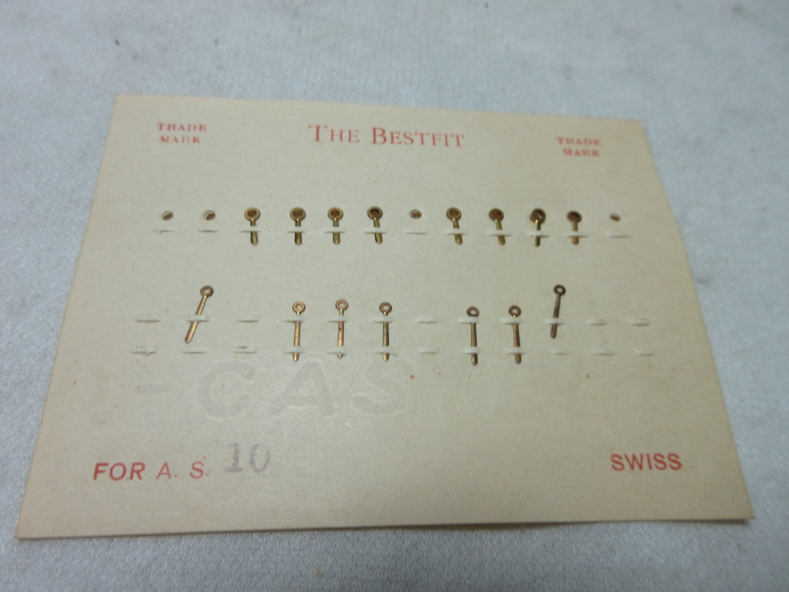 BESTFIT WATCH HANDS 10 AS WATCHMAKER REPLACEMENT PARTS #246