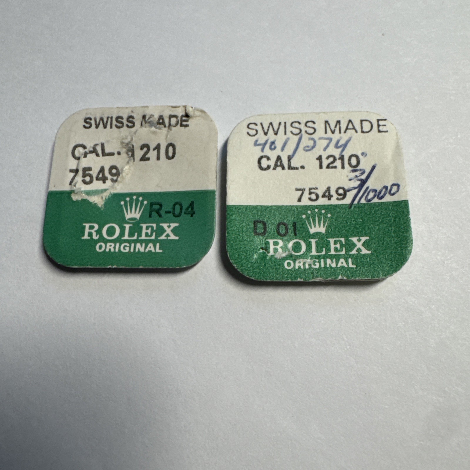 Rolex 1210 7549 1215 1220 1225 NOS Authentic Stem 1 Per Purchase Buy 2 Get Packs