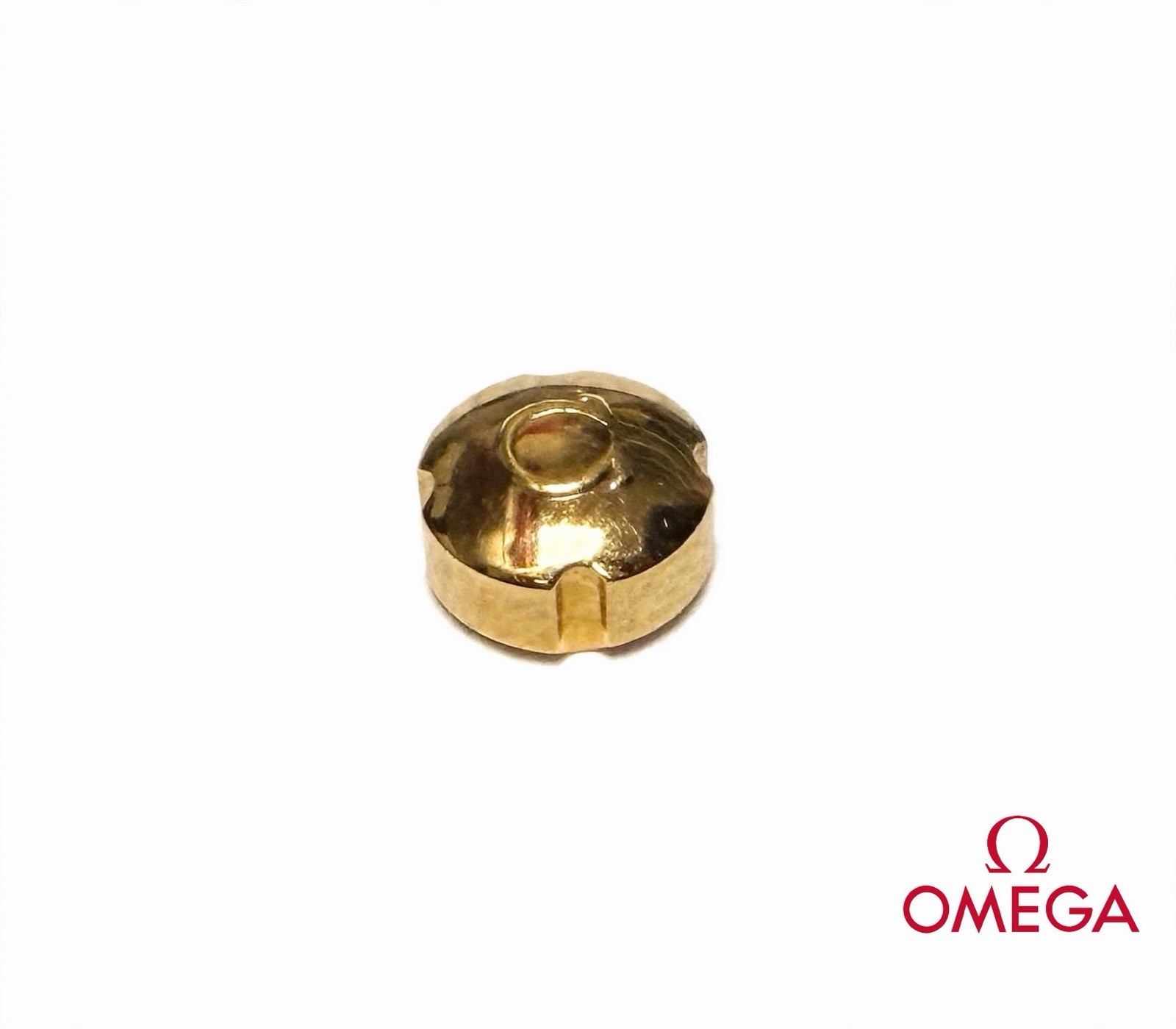 Omega 42023 gold crown – width 5.3MM X 3MM 0.90MM passage