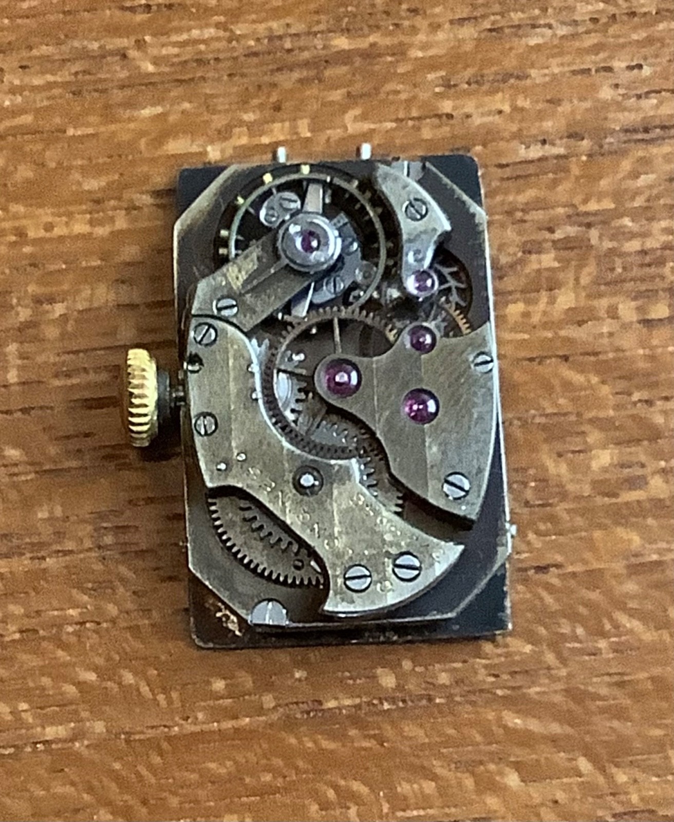 1920s LONGINES 17 Jewels Art Deco 16mm Swiss Watch Movement PARTS REPAIR