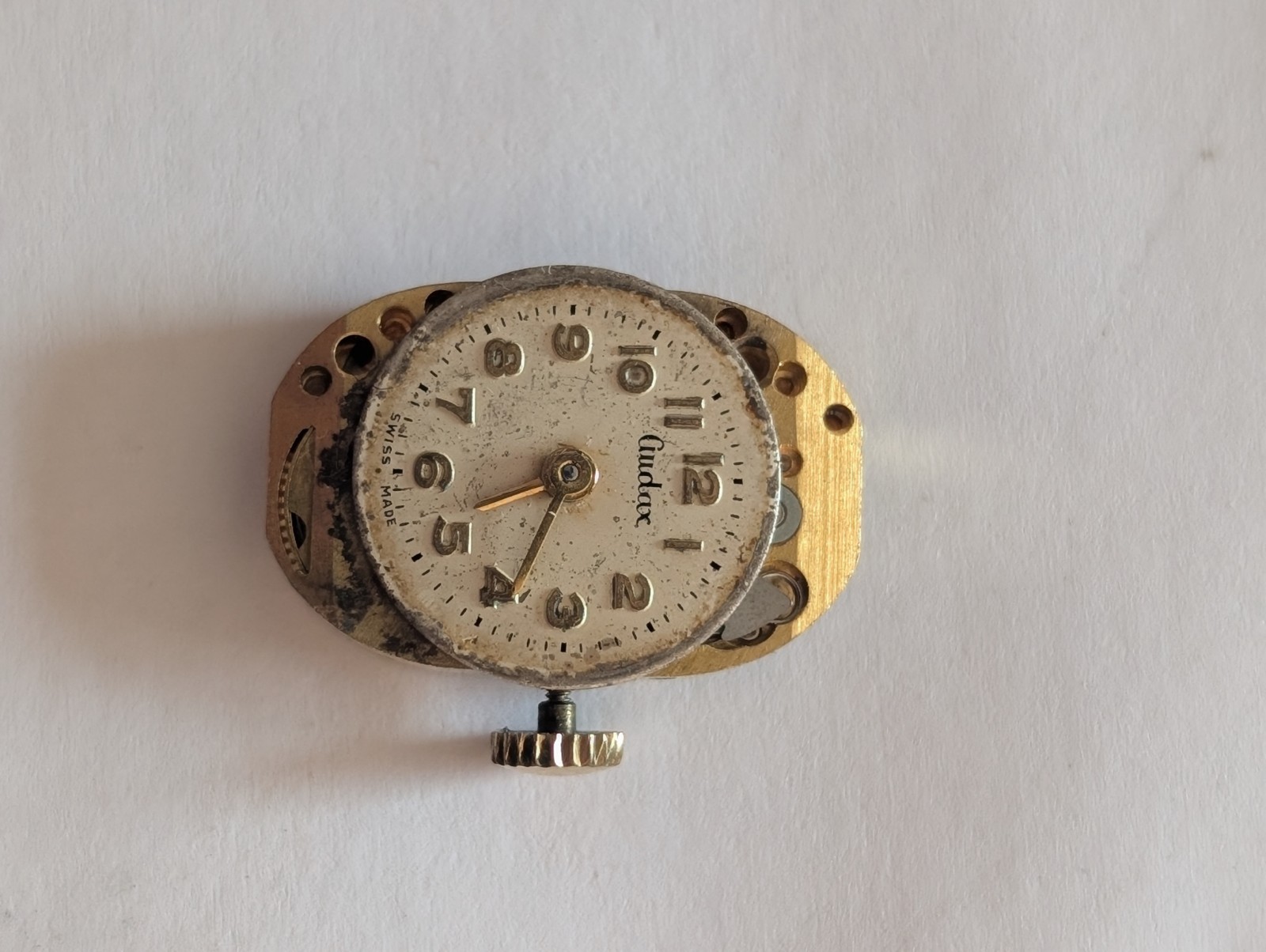 Vintage ETA 2345 Mechanical Watch Movement (Runs)