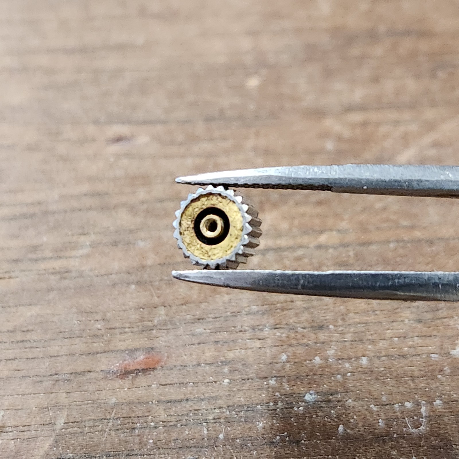 VTG 100% W-P Signed Watch Crown -Tap 10 – Approx. 5mm Diameter -Pre Owned- Clean