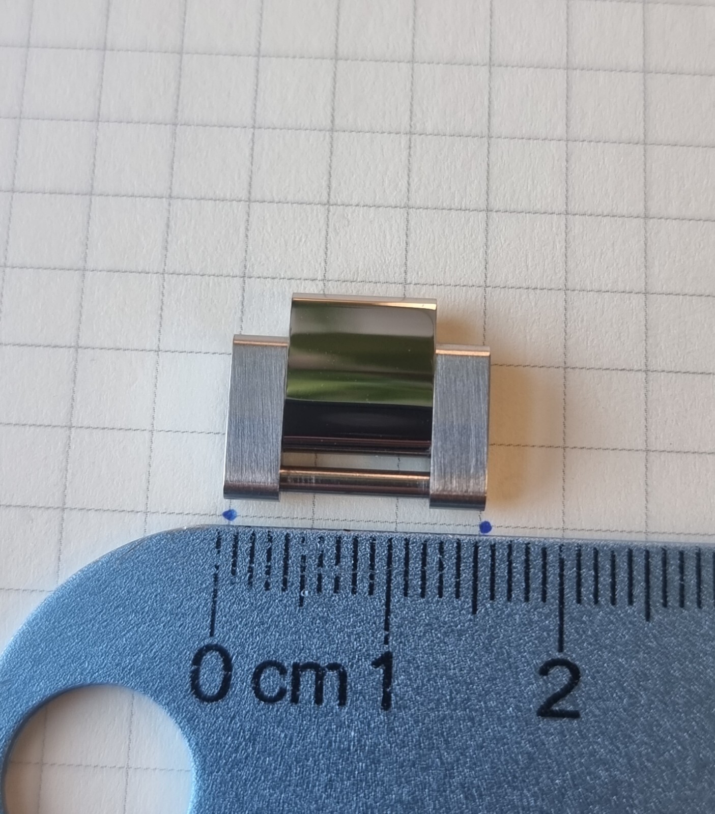 15.5mm Swiss-Made Stainless Steel Link fits Rolex GMT 116710, 126710 Oyster Link