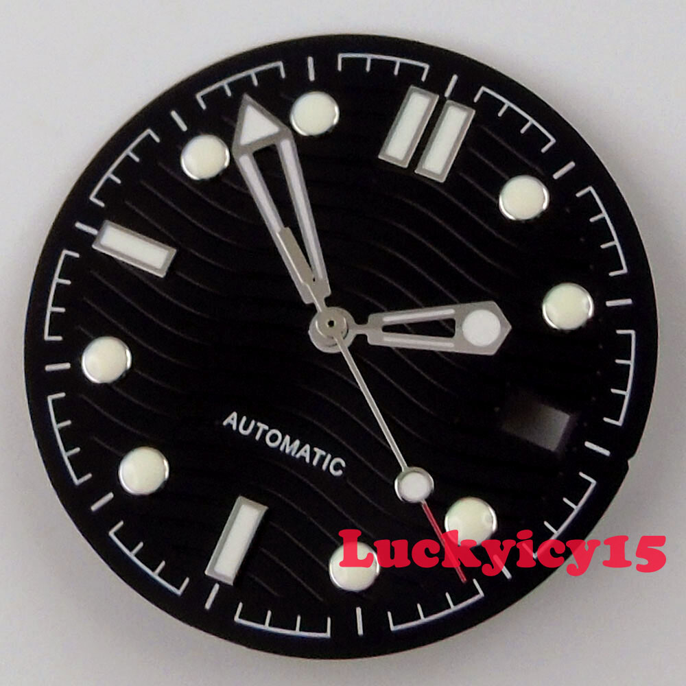 31mm watch dial fit for Miyota 8215 DG2813 NH35A Automatic movement dial+hands