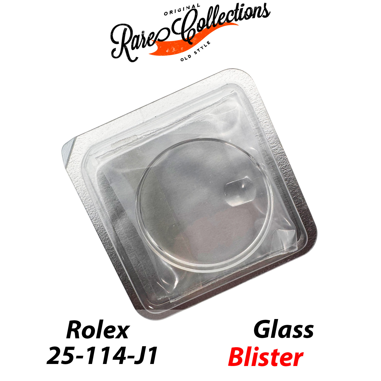 New NOS Blister Plastic Glass for Rolex (code 25-114) Plexy Glass 1806 X1