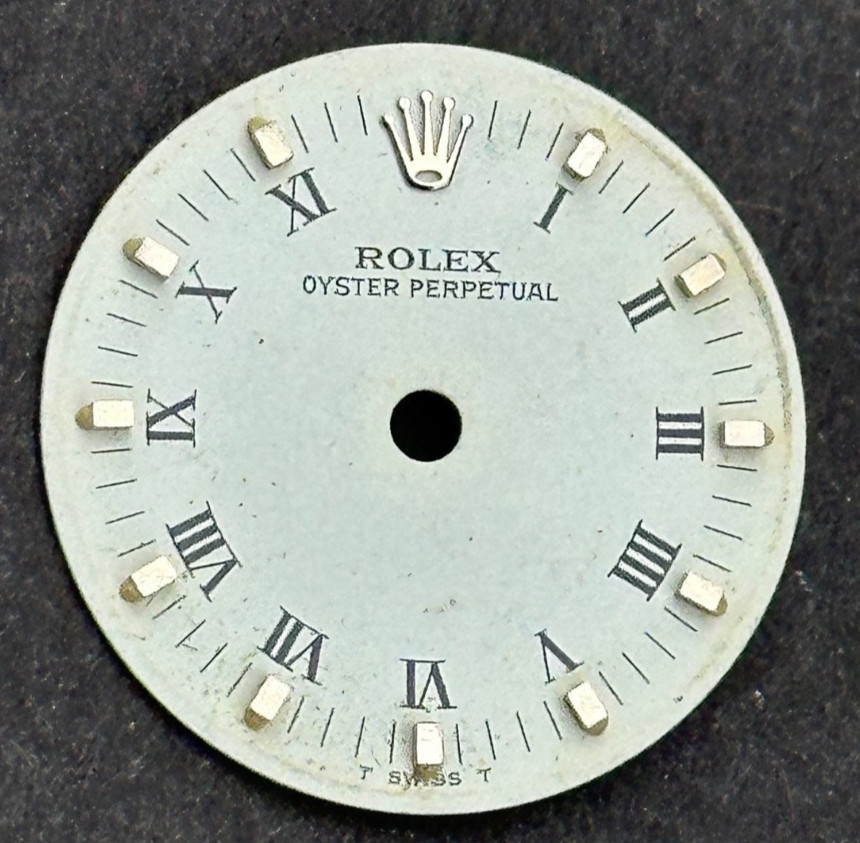 Vintage Rolex Ladies Oyster Perpetual Watch Dial For 24mm No Date