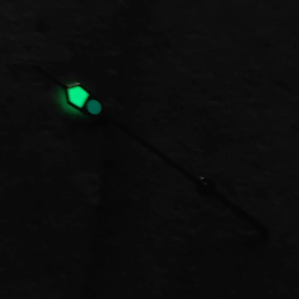 13mm Silver Black For NH35 NH36 7S26 7S36 4R35 4R36 Watches C3 Green Luminous